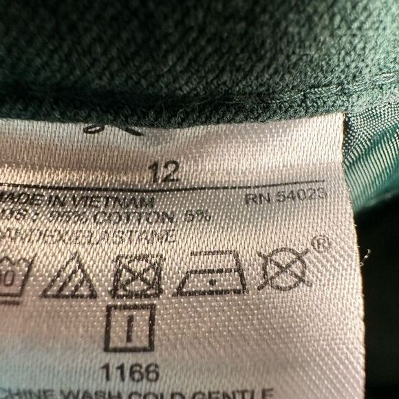 GUC Old Navy Women’s Green Pixie Ankle Casual Pants Chinos - Size 12 - Picture 5 of 7